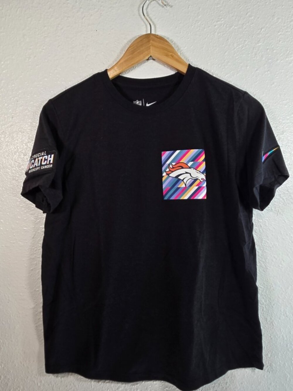 NFL/Nike Bronco's Crucial Catch Intercept Cancer Tee